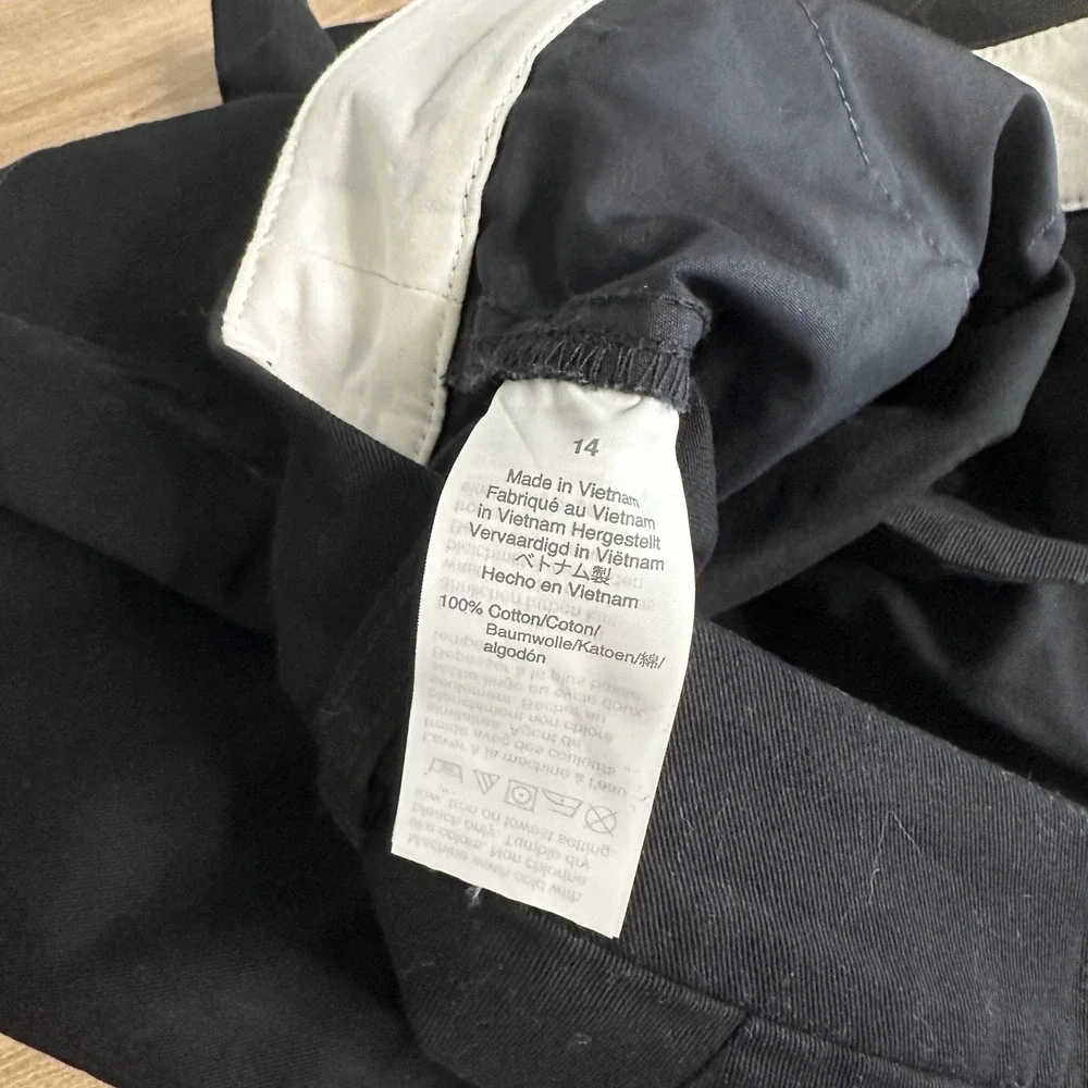 J.Crew Chino Shorts Womens 14 Black 5